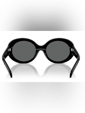 Emporio Armani Black Round Women's Sunglasses